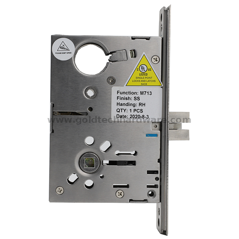 SUS304 American ANSI/BHMA A156.13 UL Listed Mortise Door Lock B213