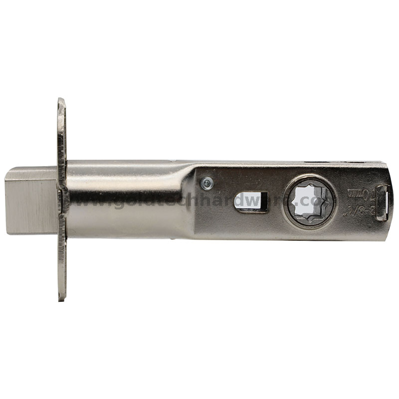 28 degree 70mm backset tubular passage door latch B312 with brass bolt