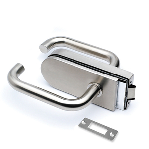 High Quality SS304 Studio Glass Door Lock Non Locking with Door Hande Set B403
