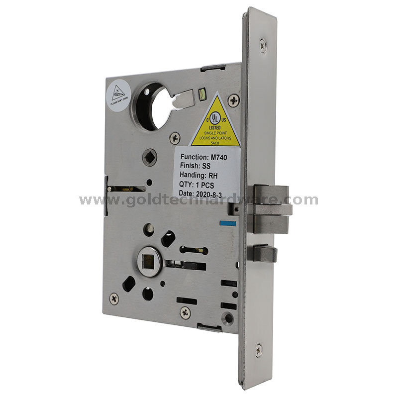 SUS304 American ANSI/BHMA A156.13 UL Listed Mortise Lock Entry/office